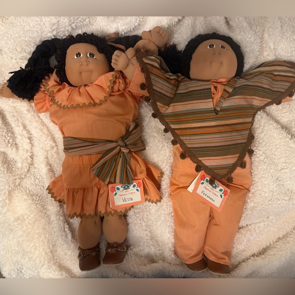 1983 Hispanic Edition, Cabbage Patch, The Little People. Meet Fernando & Vesta! - Picture 2 of 16